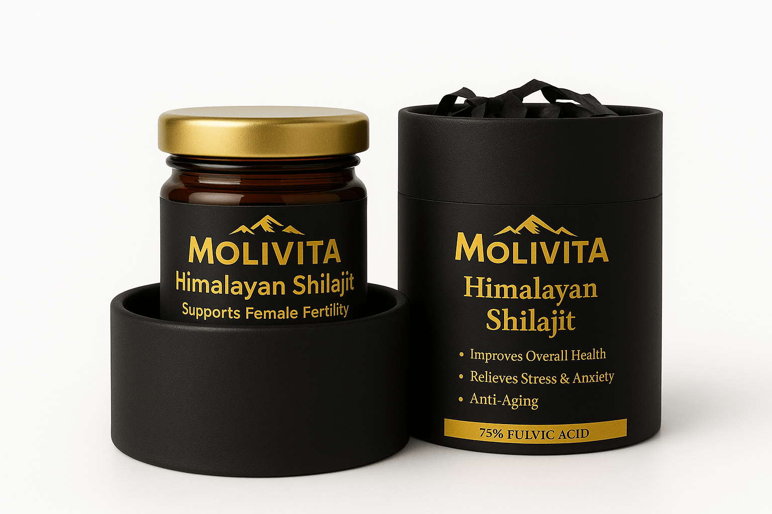Molivita - Himalayan Shilajit Resin 30g | 75% Fulvic Acid | 85+ Trace Minerals | Lab-Tested - Image 5